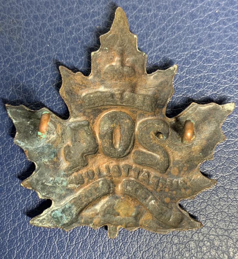 204th Battalion (Toronto Beavers), Canadian Expeditionary Forces - cap badge