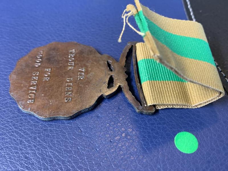 South African Defence Force good service medal 1975