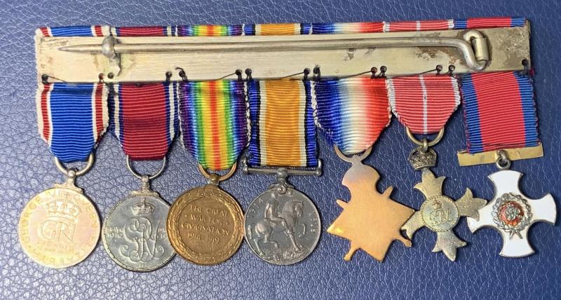 Miniature medal group of Major General A. K. Hay.