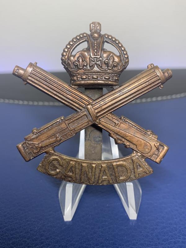 Canadian Machine Gun Corps cap badge By